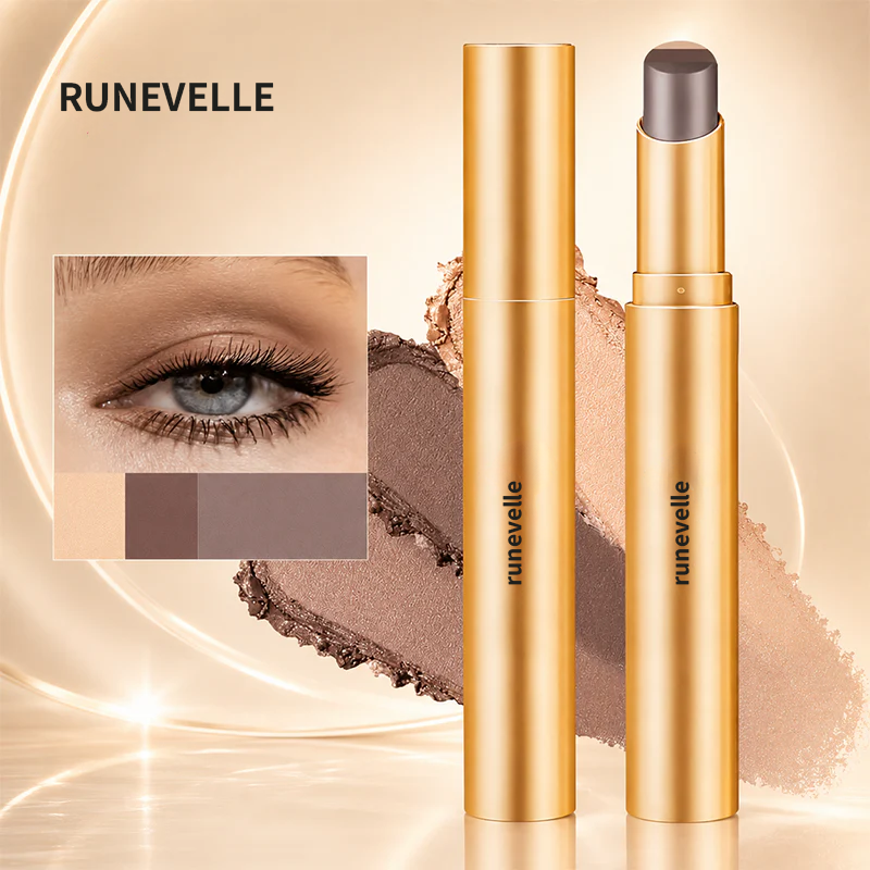 🔥LAST DAY 80% OFF 3 in 1 Easy Eyeshadow Stick for Beginners Waterproof Longwear Shimmer Makeup Set