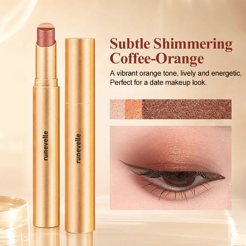 🔥LAST DAY 80% OFF 3 in 1 Easy Eyeshadow Stick for Beginners Waterproof Longwear Shimmer Makeup Set